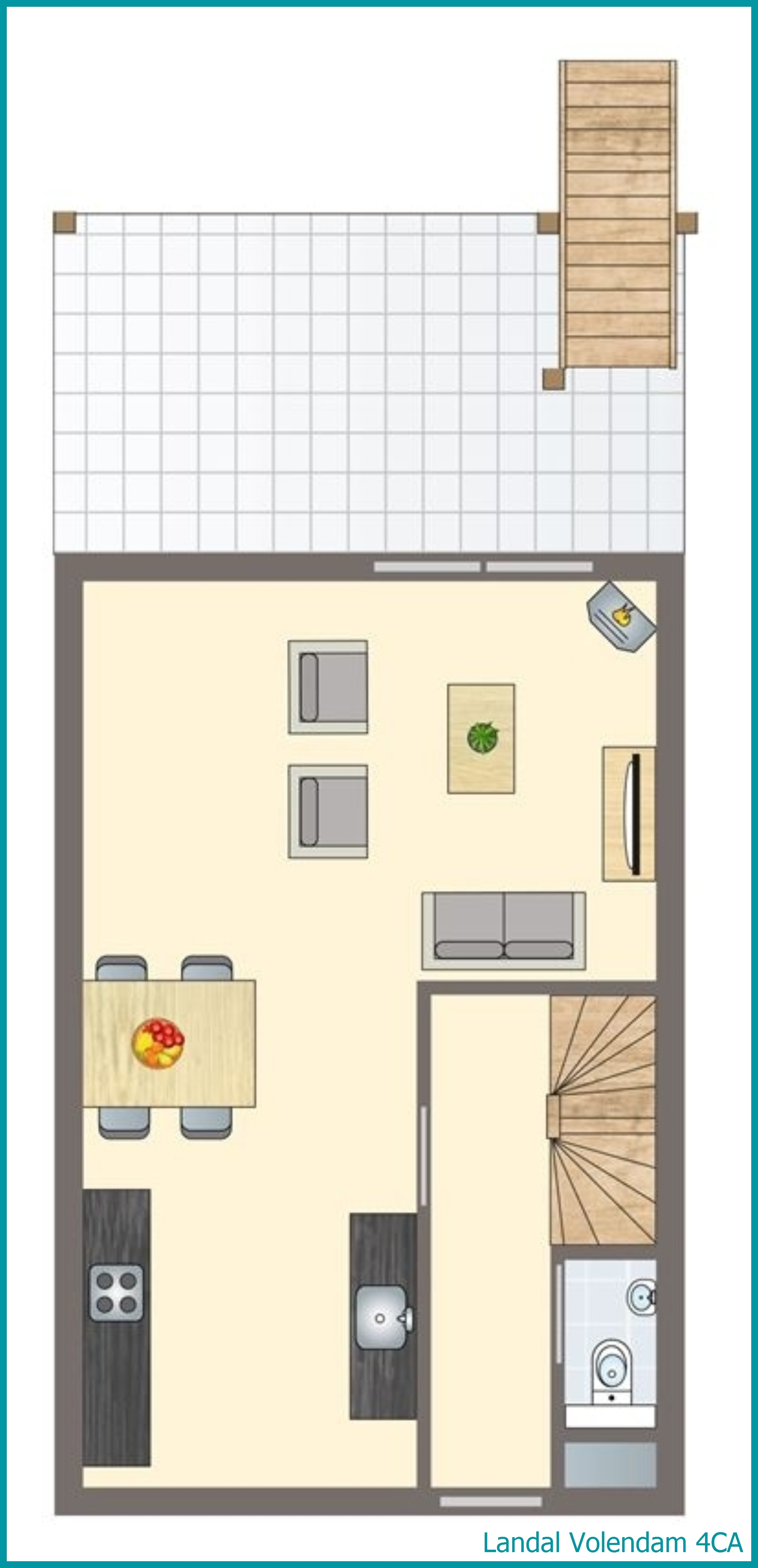 4-person apartment 4CA at Volendam