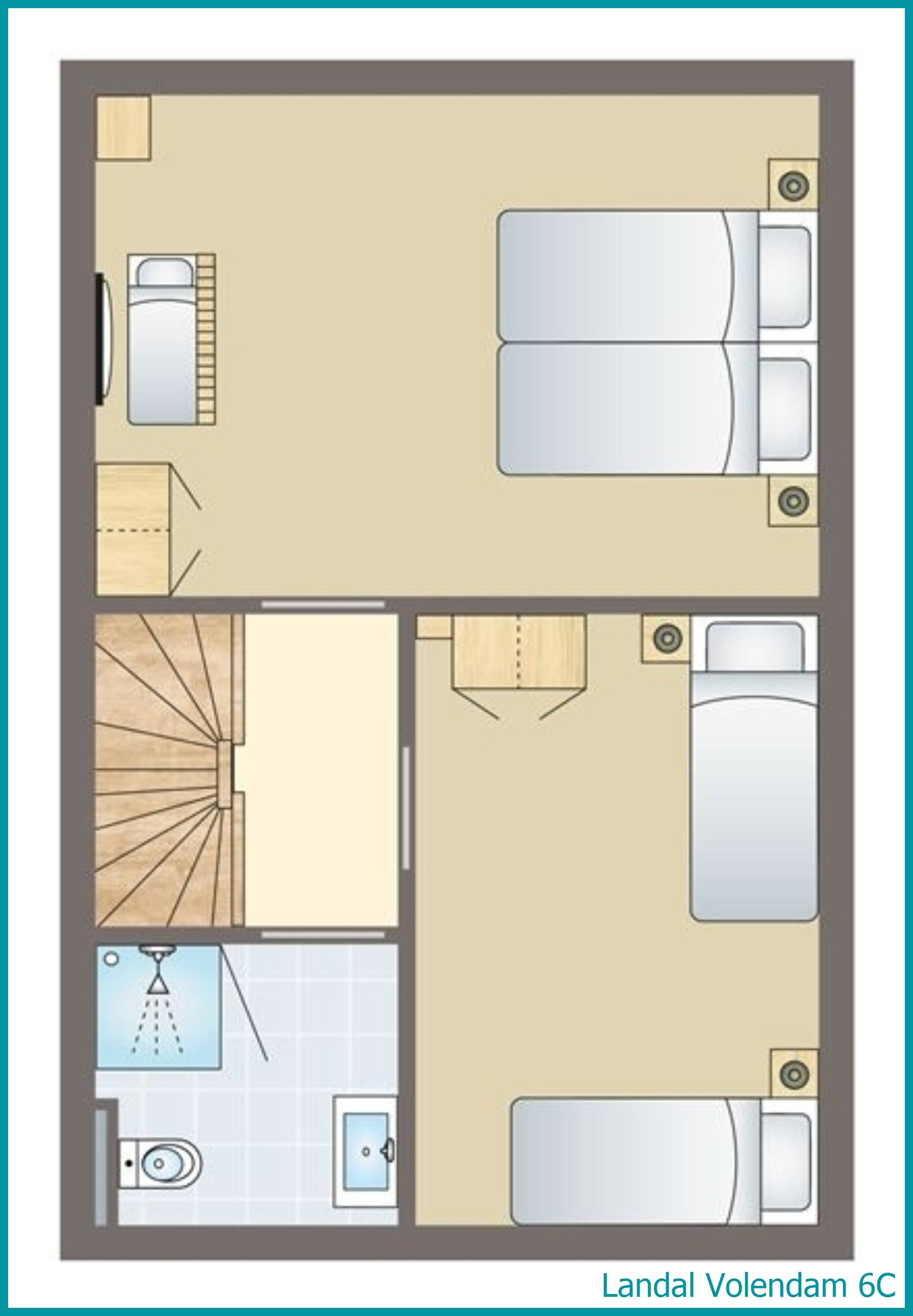 6-person bungalow 6C at Volendam