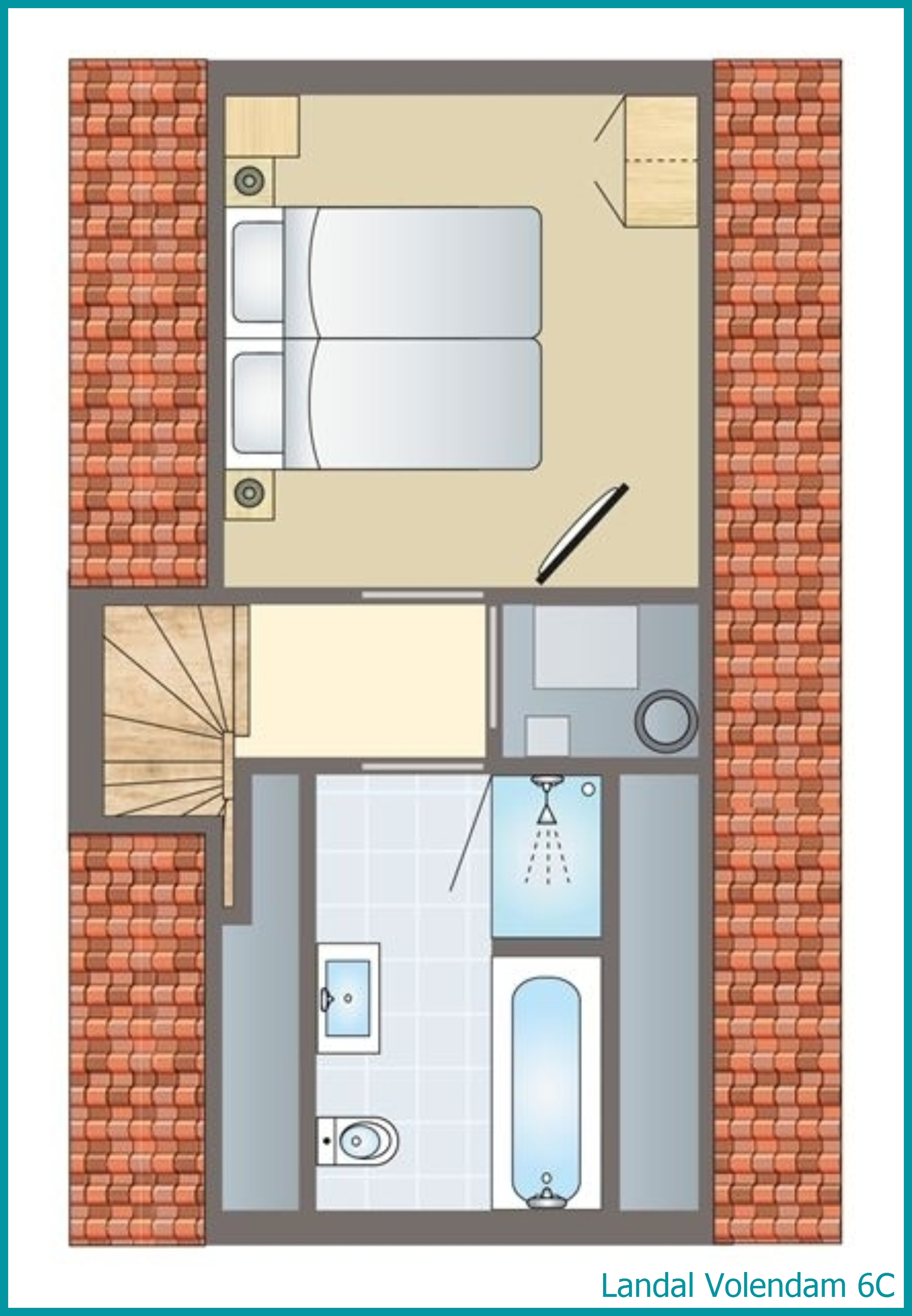 6-person bungalow 6C at Volendam