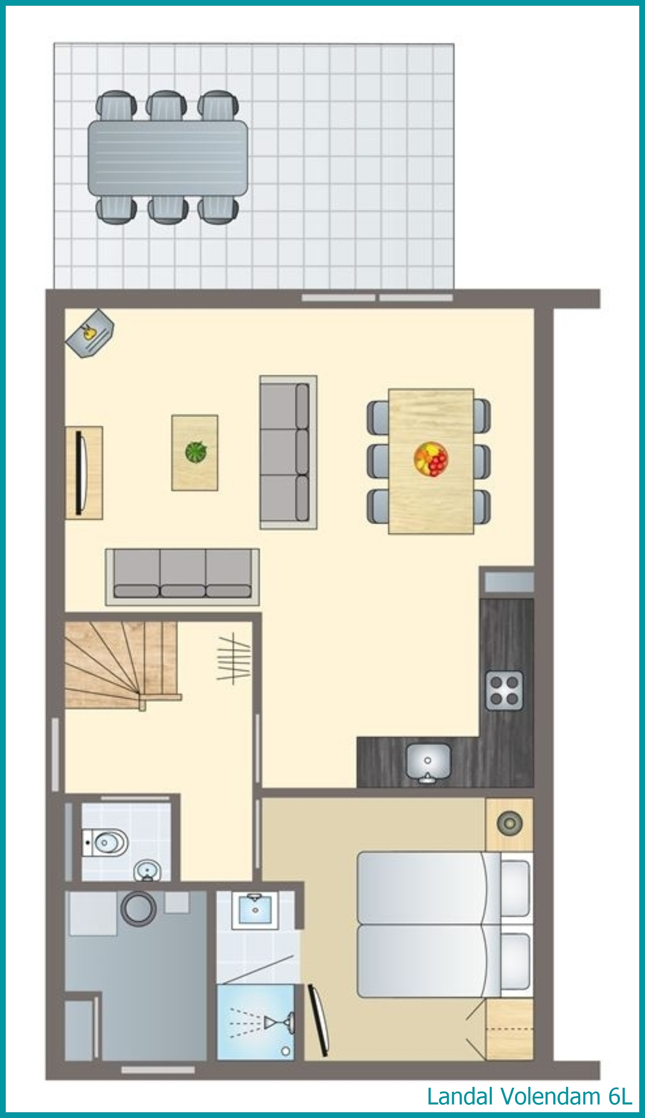6-person bungalow 6L at Volendam