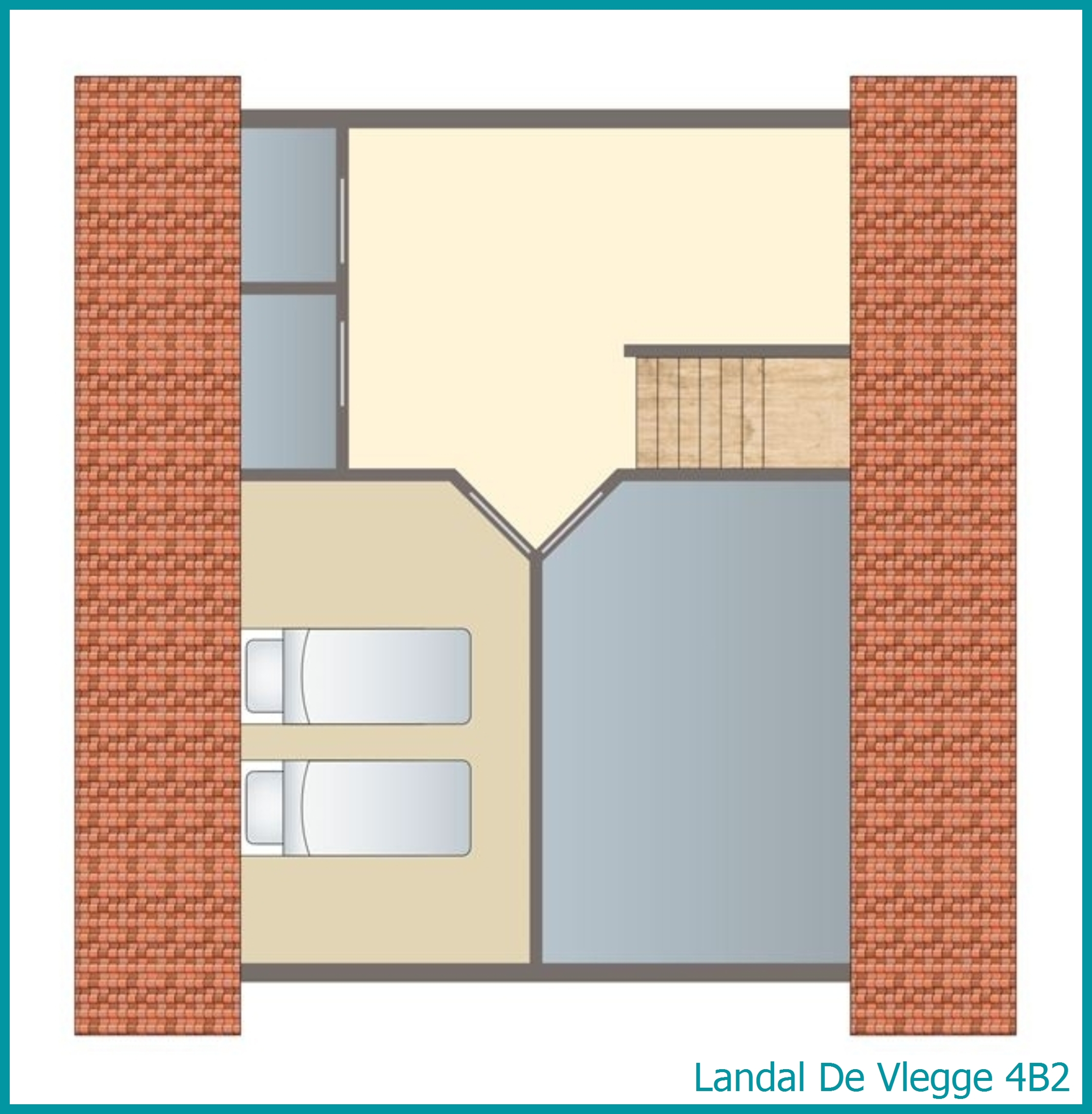 4-person bungalow 4B2 at De Vlegge