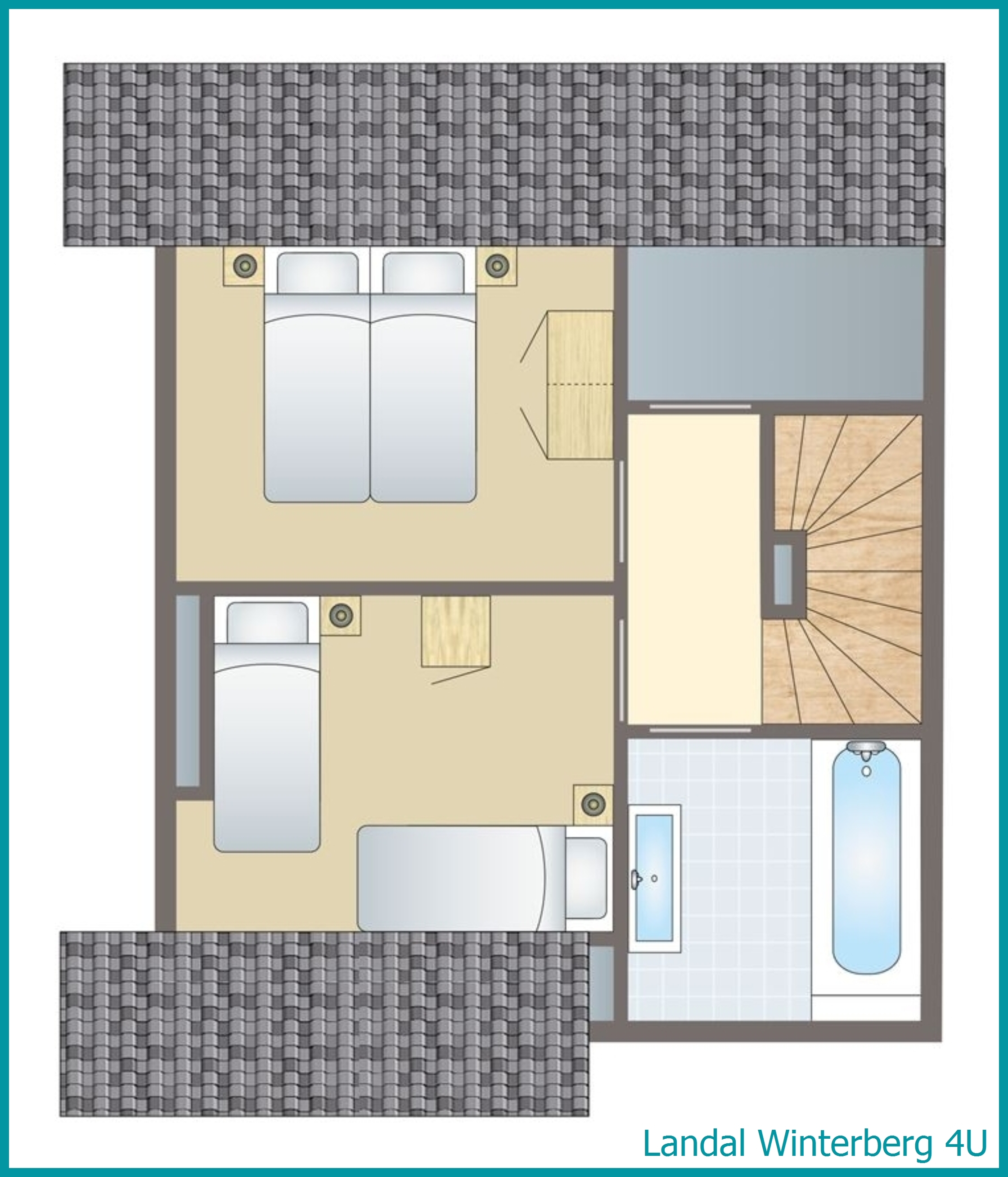 4-person bungalow 4U at Winterberg