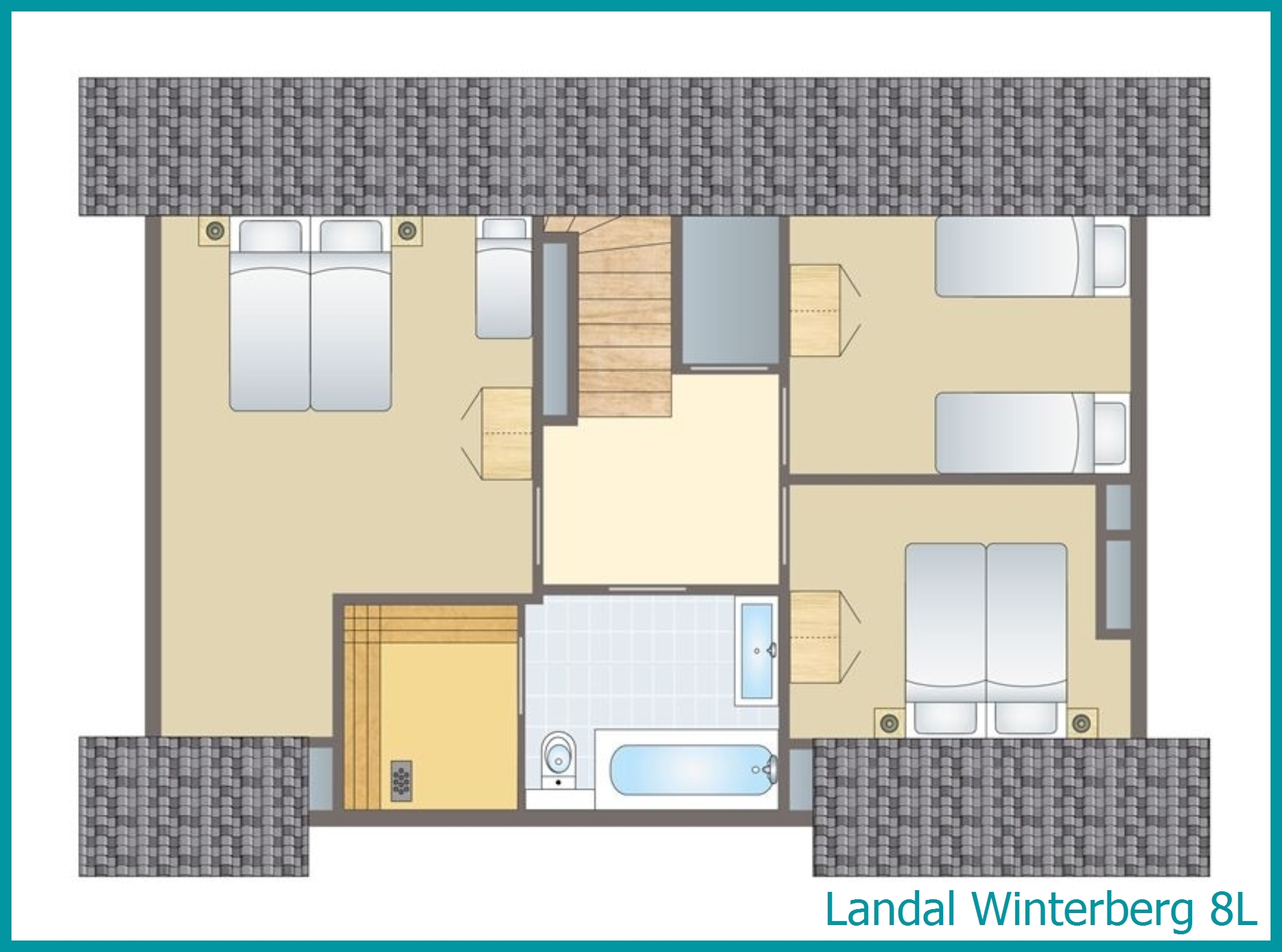 8-person bungalow 8L at Winterberg