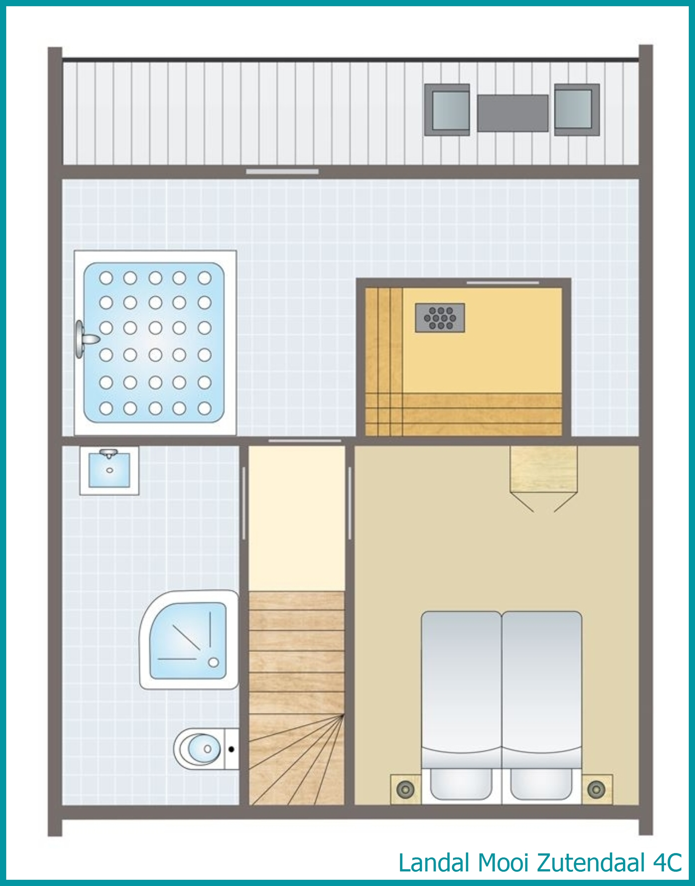 4-person bungalow 4C at Mooi Zutendaal