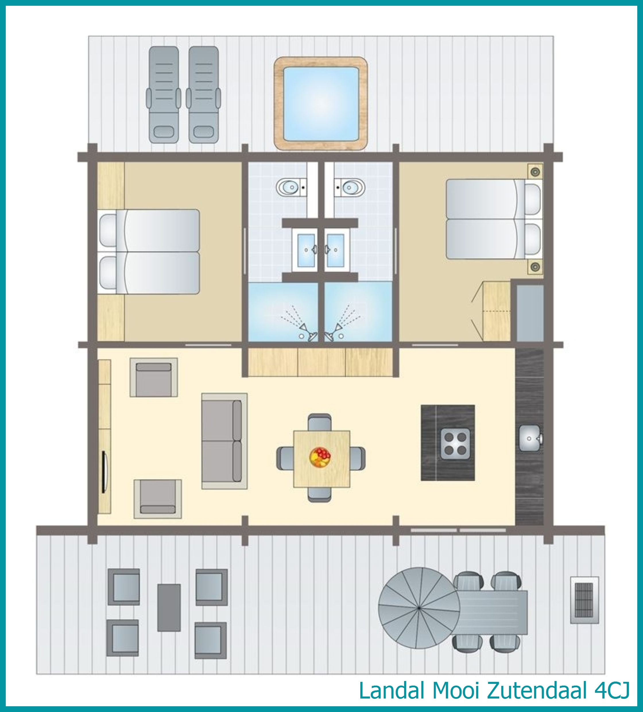 4-person villa 4CJ at Mooi Zutendaal