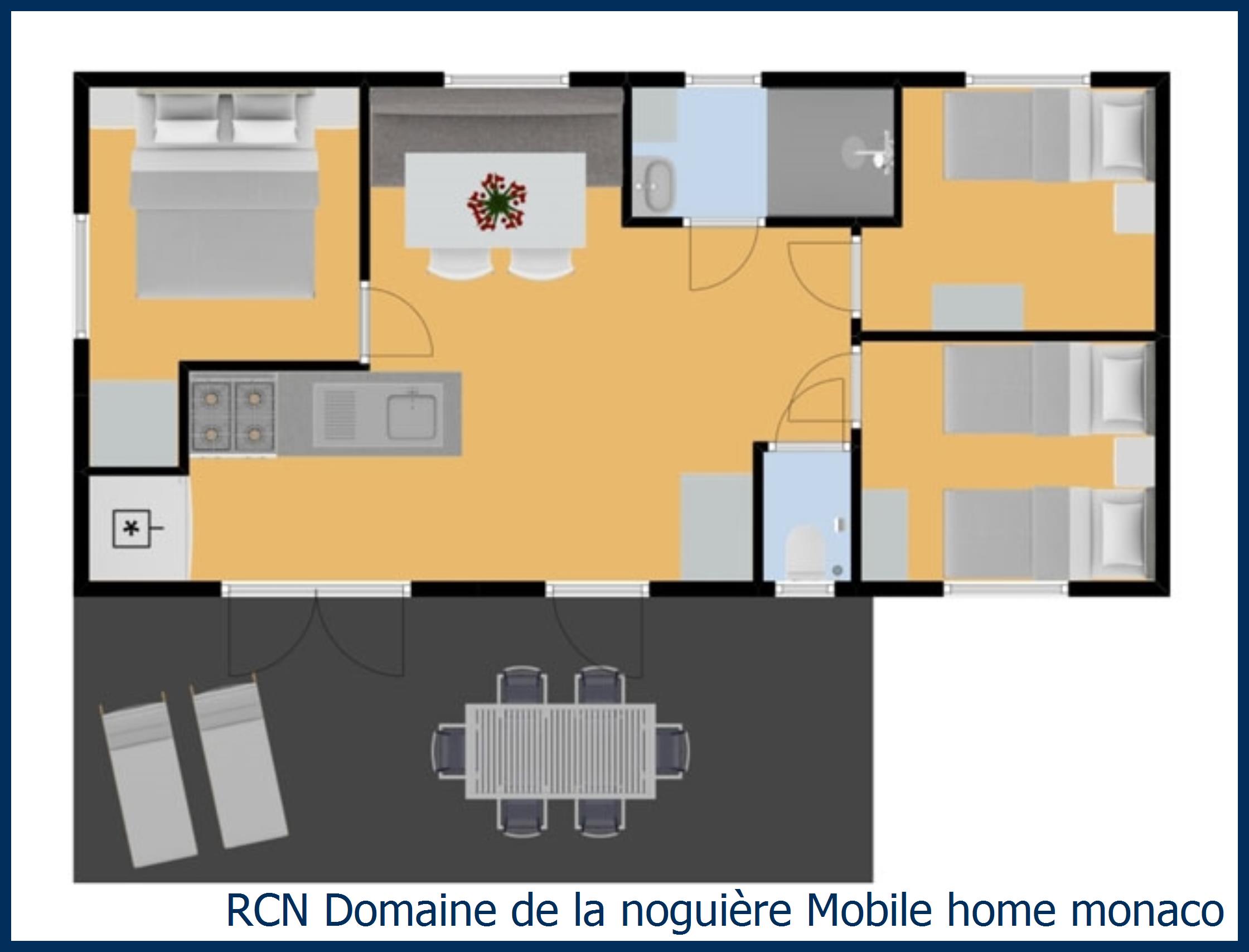 Childrens mobile home Mobile home monaco at Domaine de la Noguière
