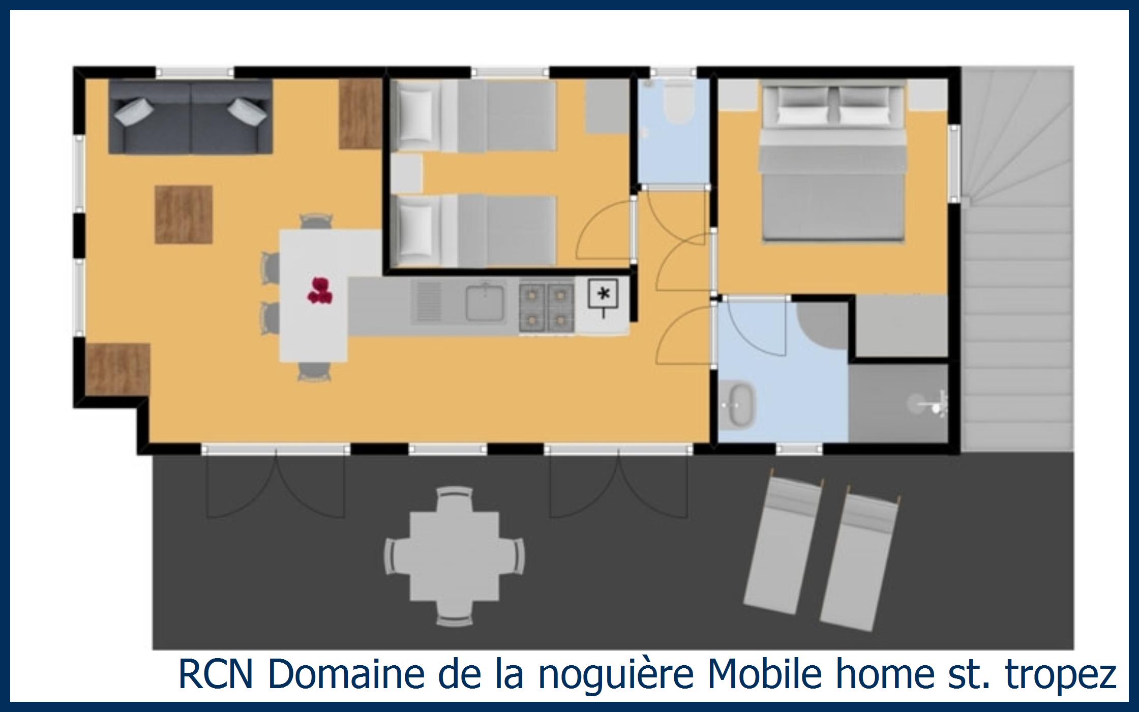 Childrens mobile home Mobile home st. tropez at Domaine de la Noguière