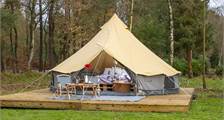 Safari tent lodge Laurier Safari tent koolmees at RCN De Jagerstee