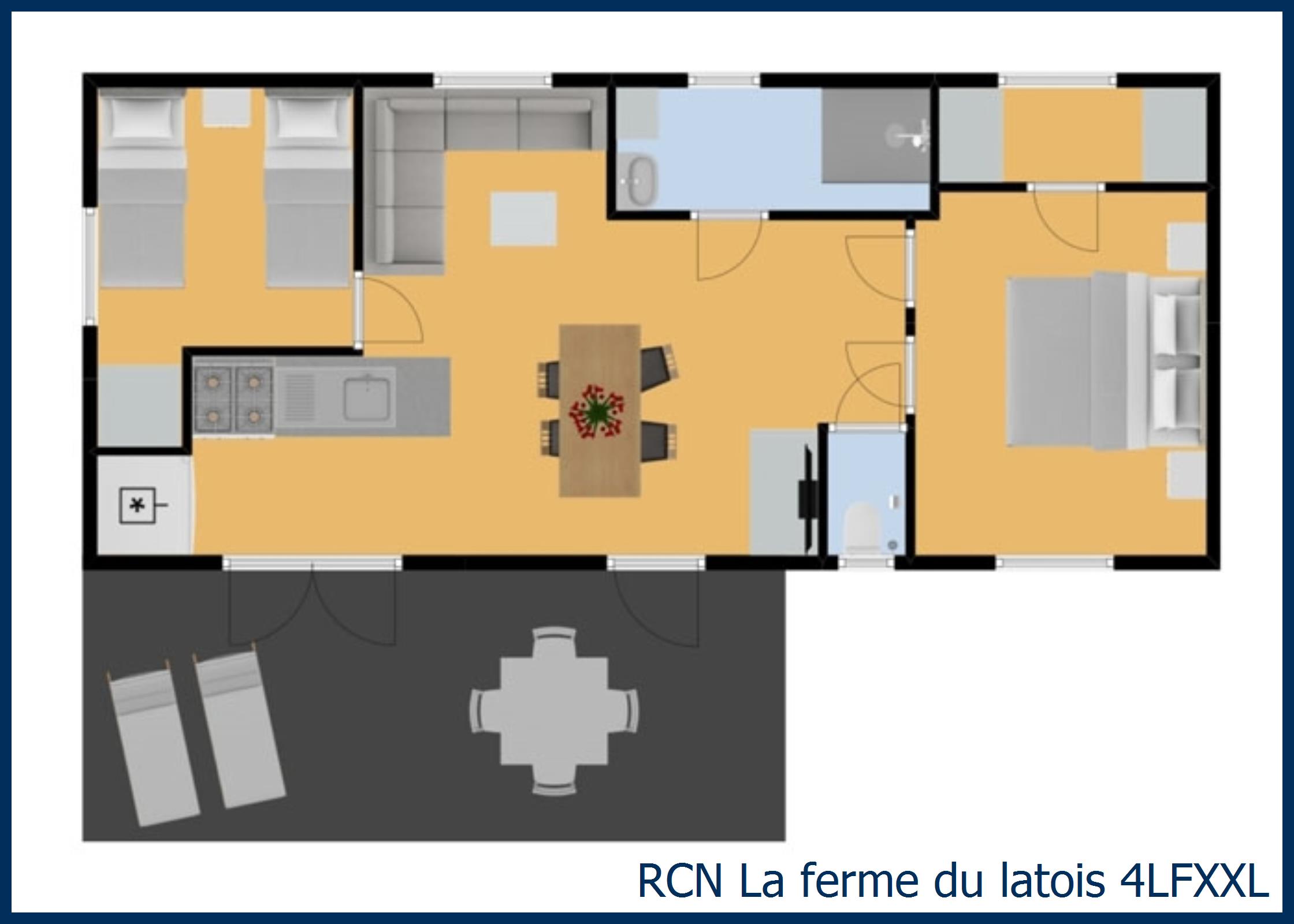 Mobile home etoile de mer 4LFXXL at La Ferme du Latois