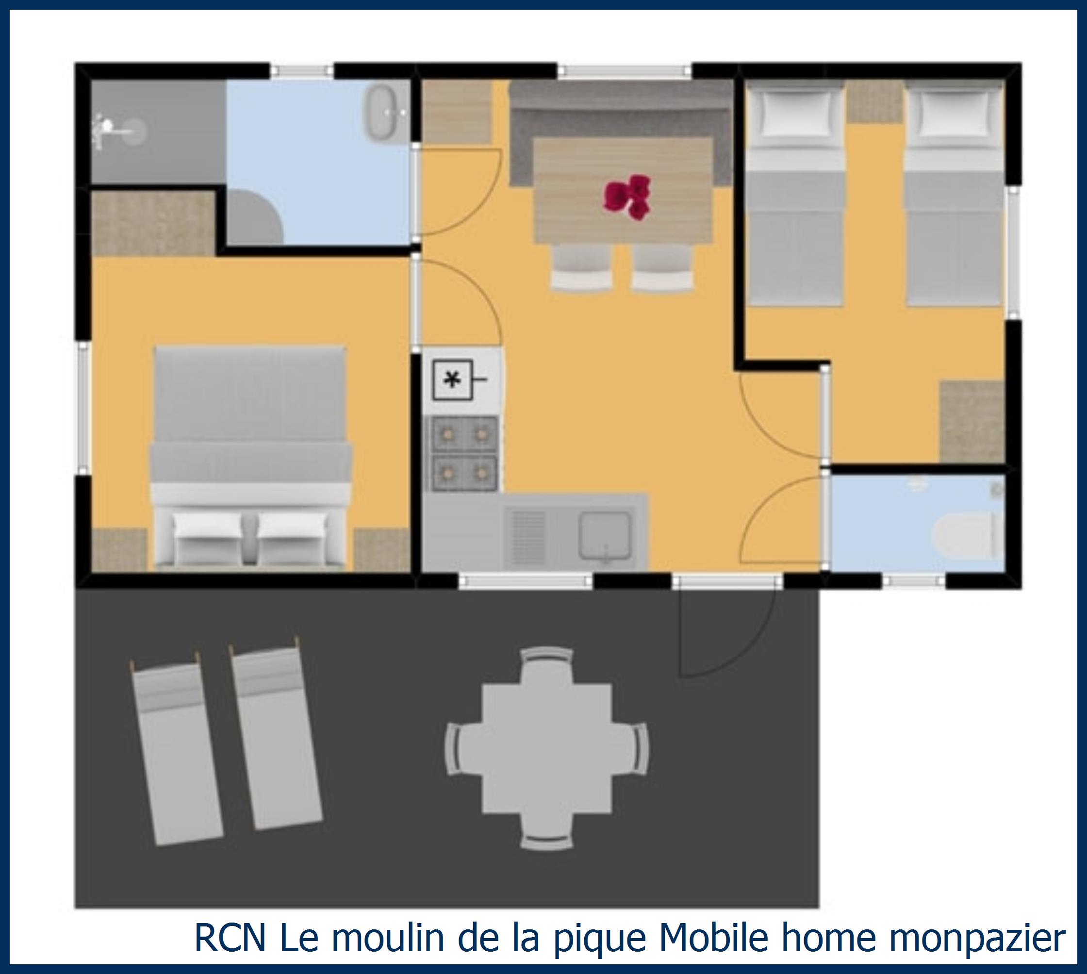Childrens mobile home Mobile home monpazier at Le Moulin de la Pique