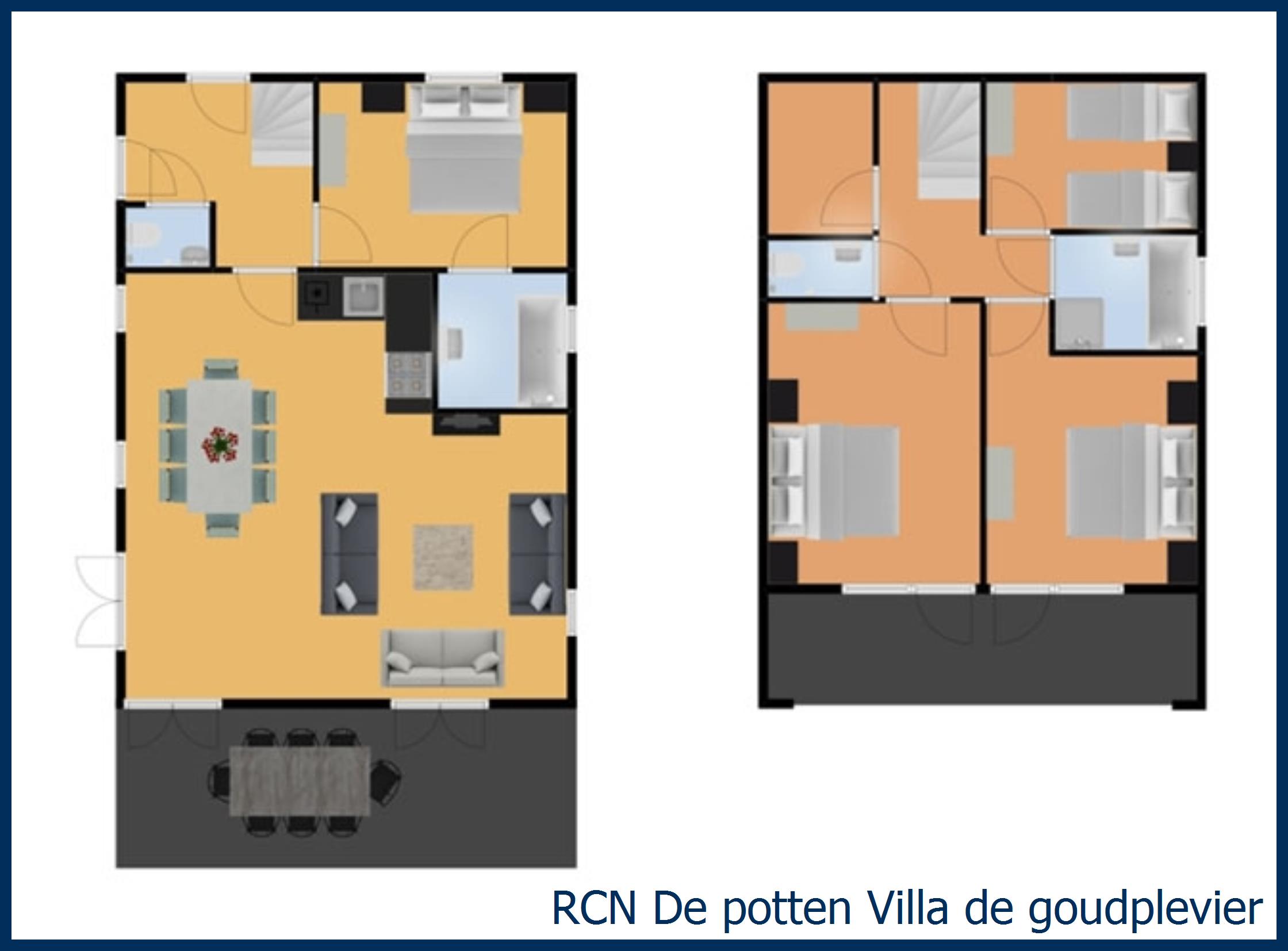 Bungalow Villa de Goudplevier at De Potten