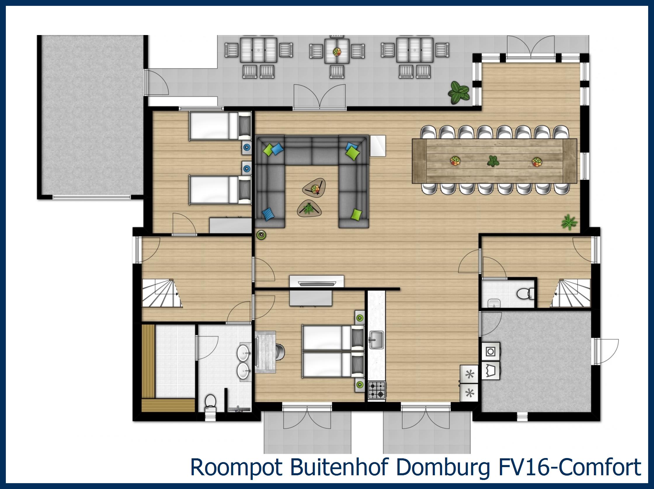 Bungalow FV16-Comfort at Buitenhof Domburg