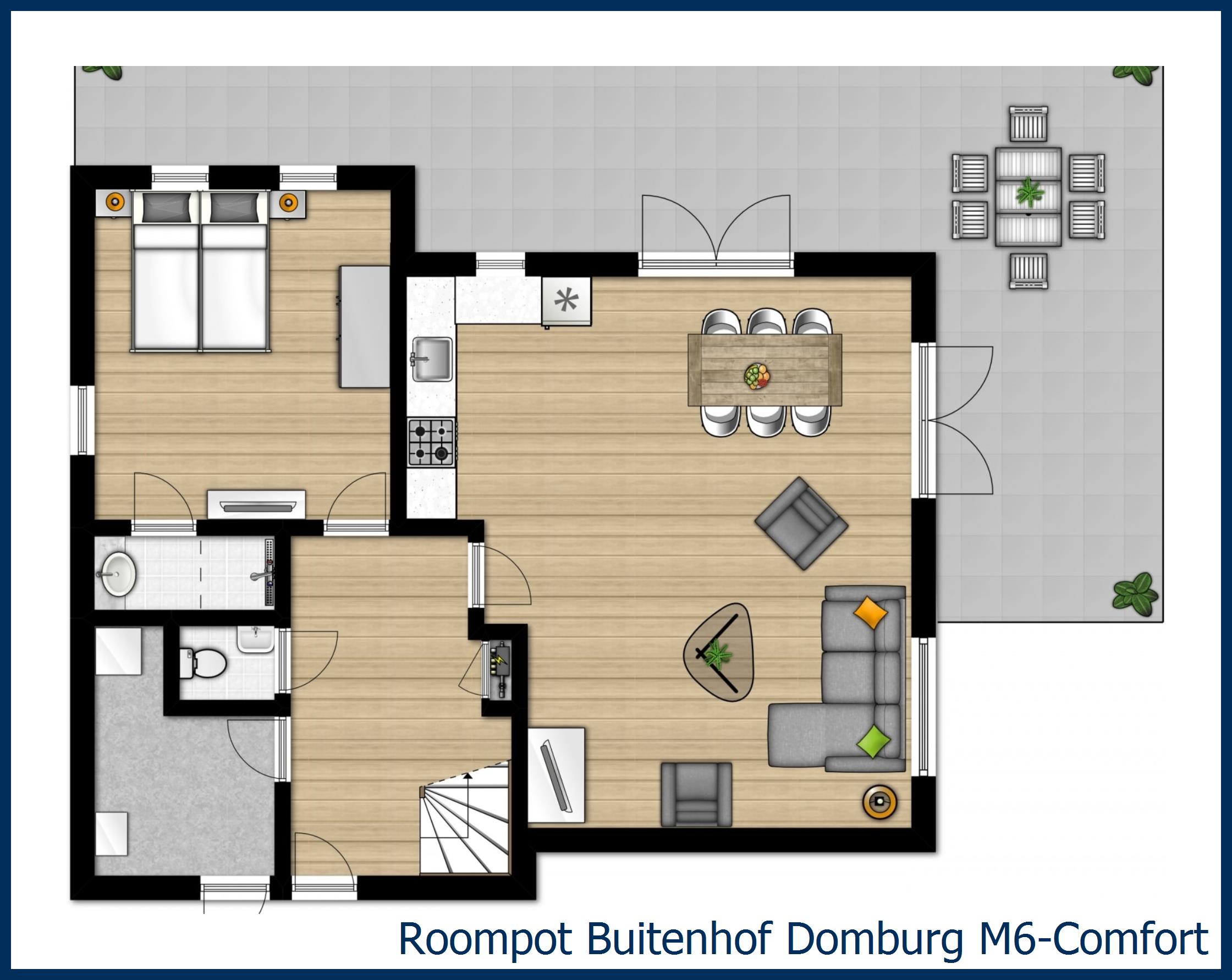 Bungalow M6-Comfort at Buitenhof Domburg