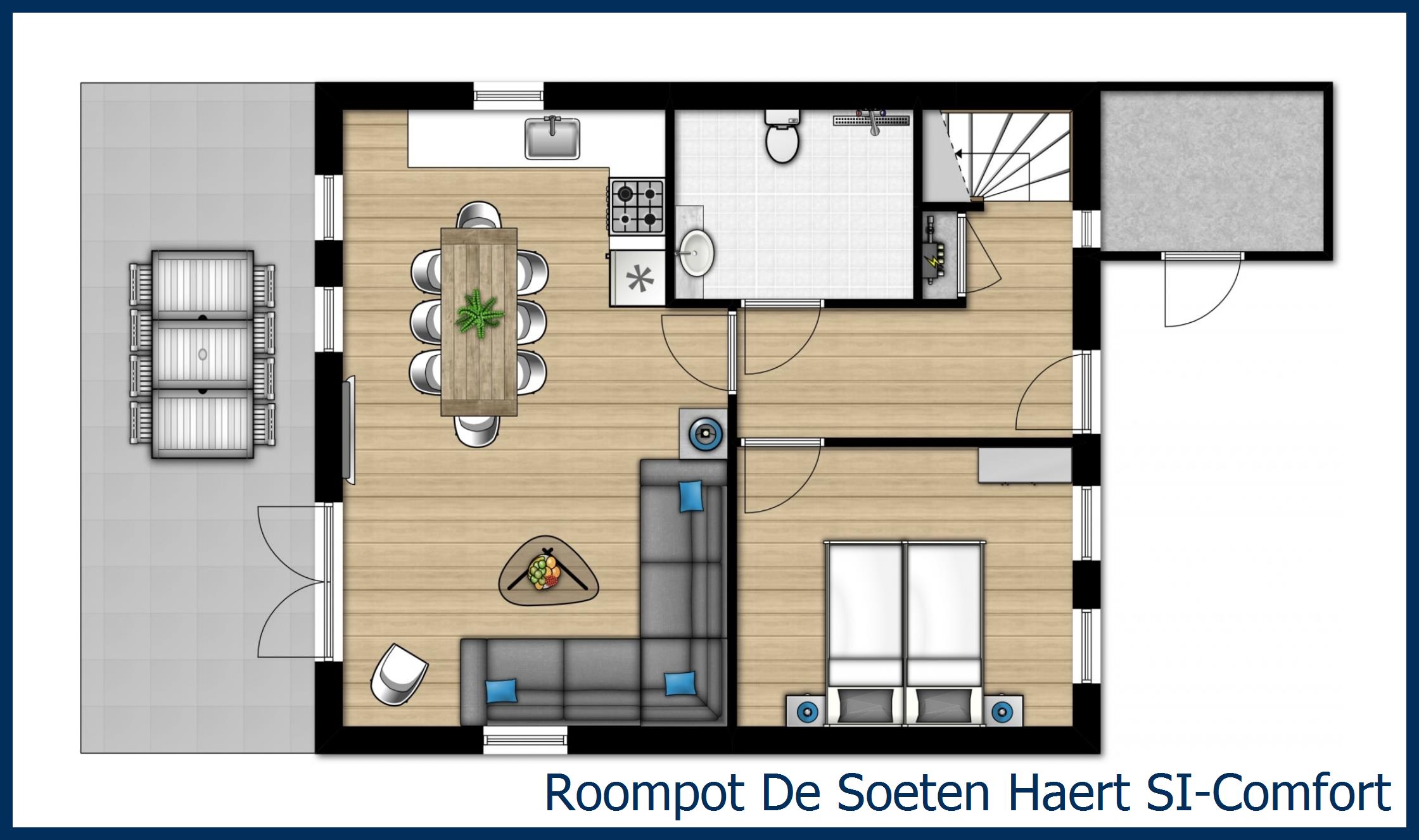 Bungalow SI-Comfort at De Soeten Haert