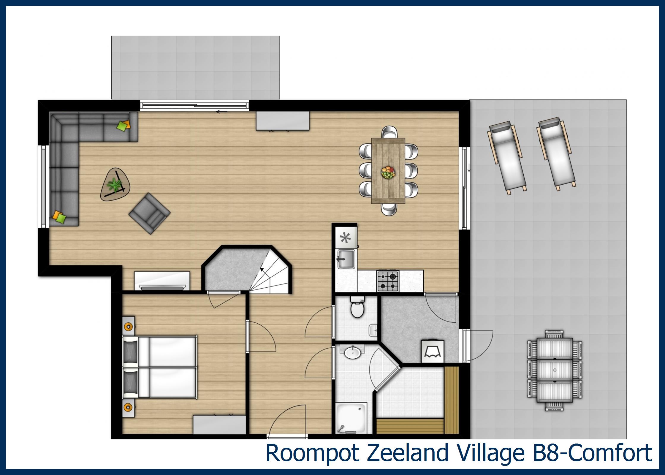 Bungalow B8-Comfort at Zeeland Village