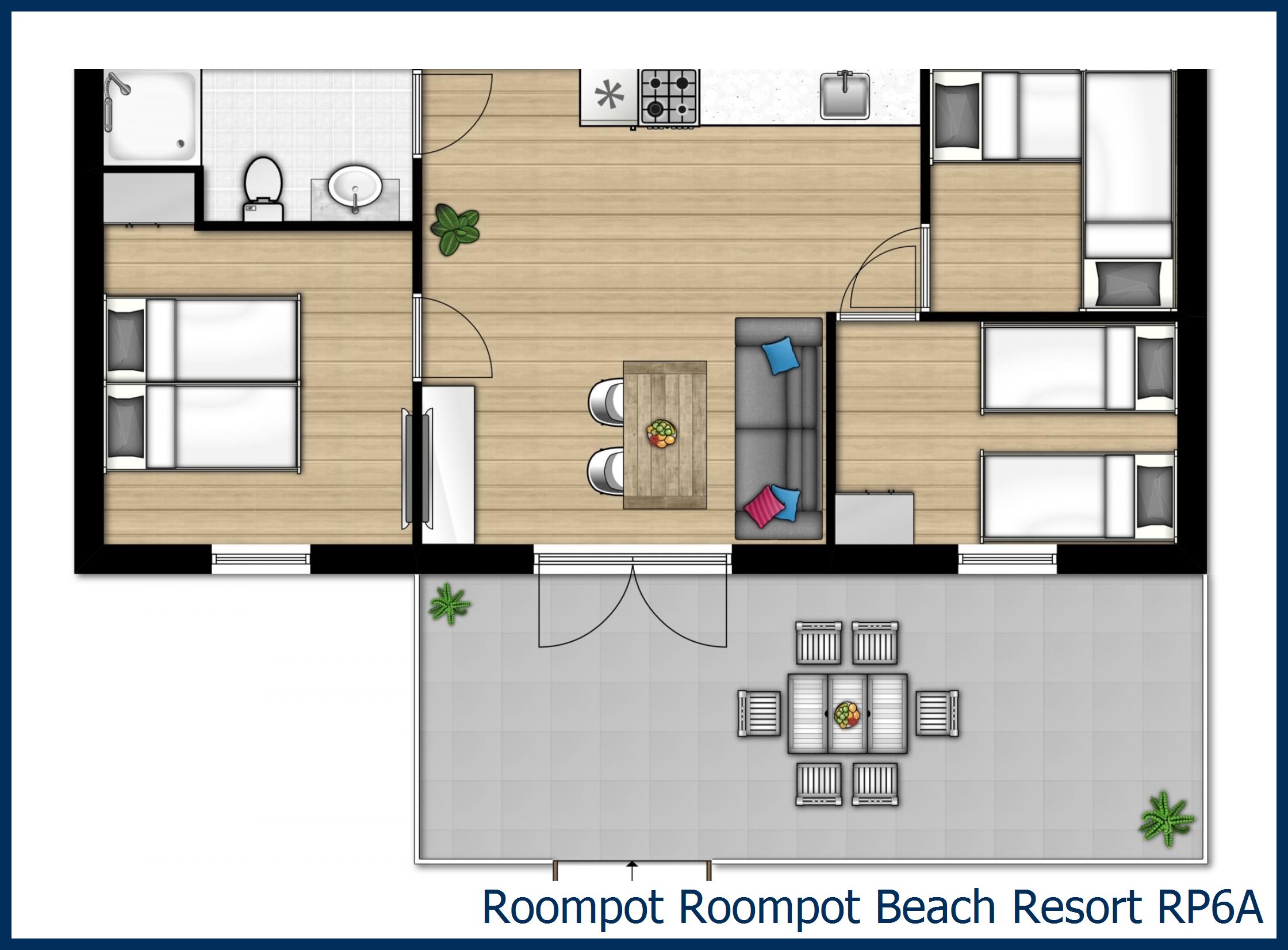 Chalet RP6A at Beach Resort