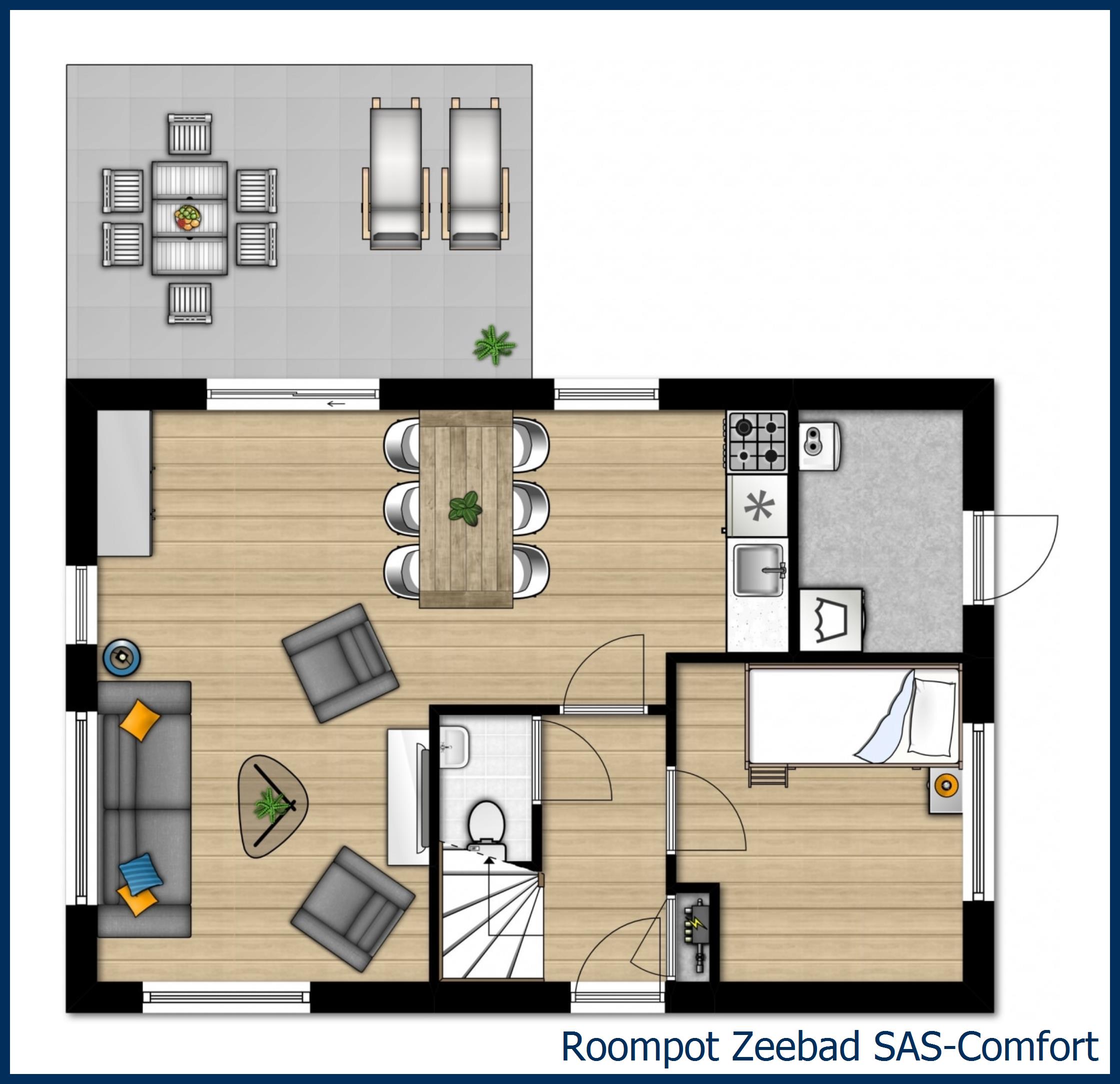 Bungalow SAS-Comfort at Zeebad