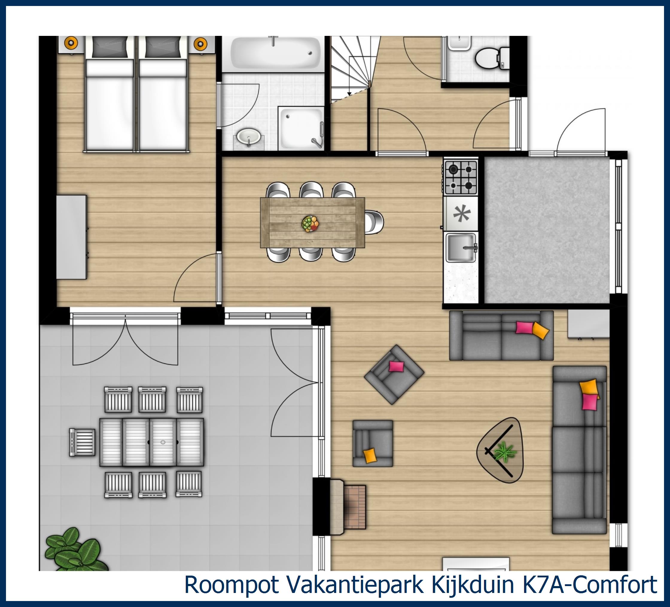 Bungalow K7A-Comfort at Kijkduin