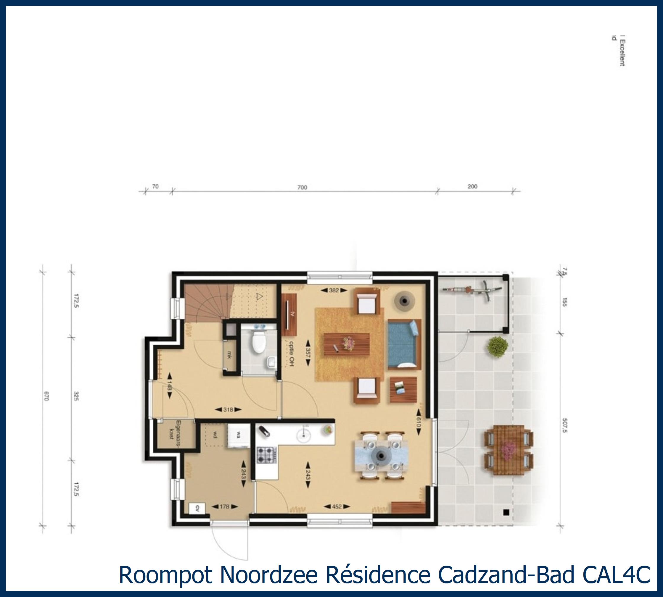 Villa CAL4C at Noordzee Résidence Cadzand-Bad