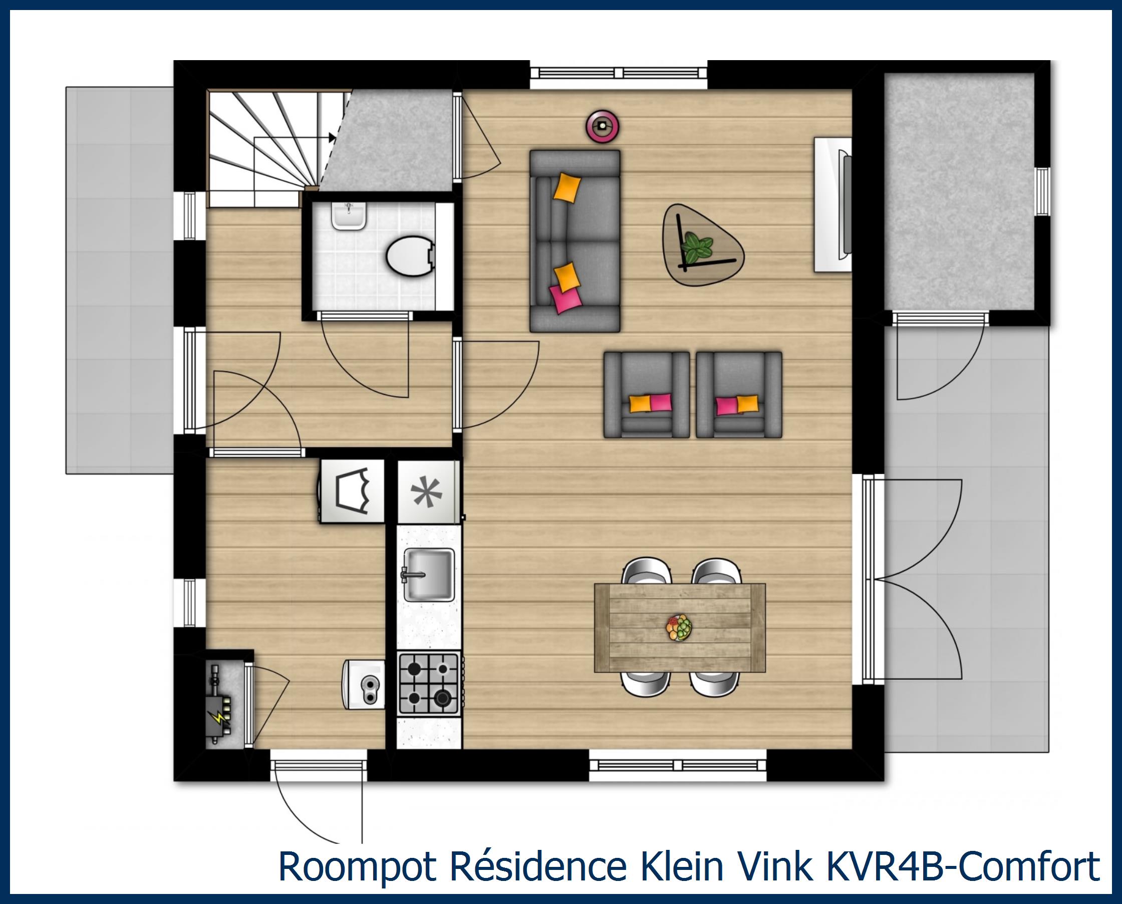 Villa KVR4B-Comfort at Résidence Klein Vink