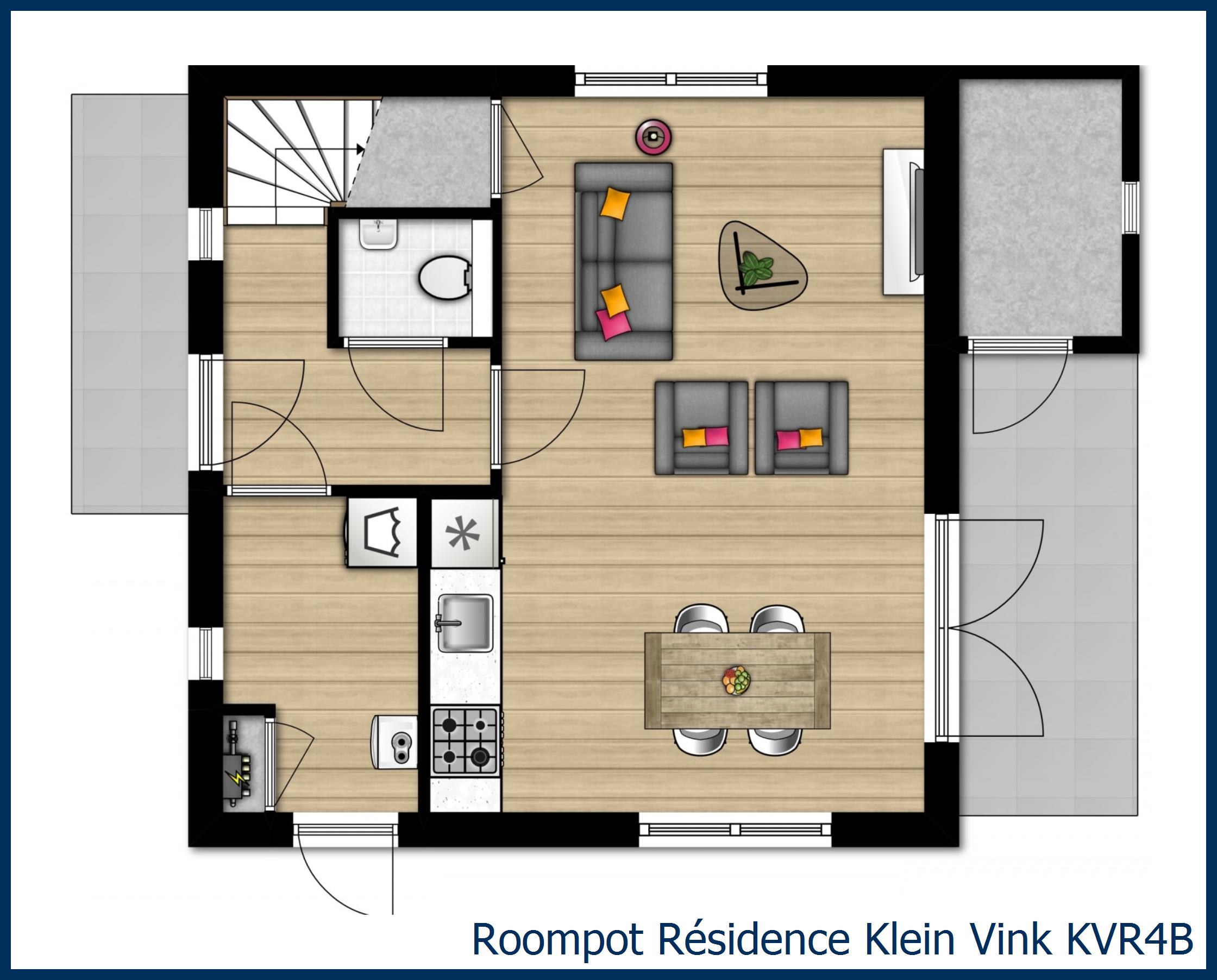 Bungalow KVR4B at Résidence Klein Vink