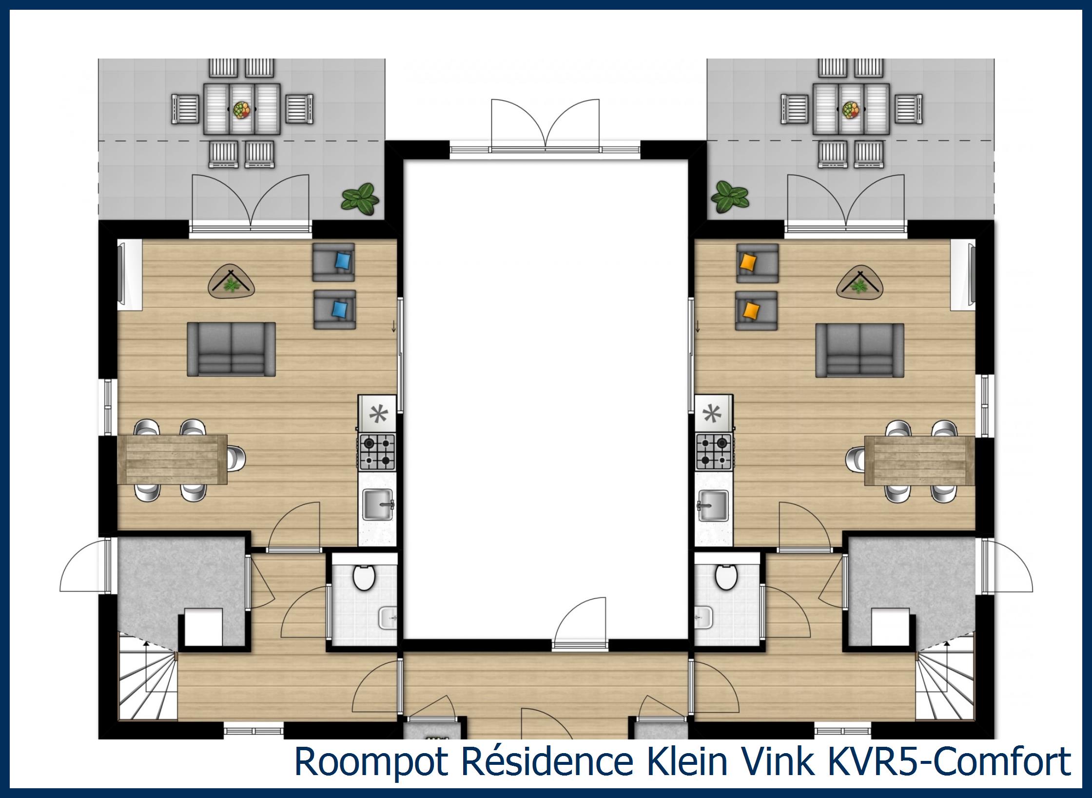 Bungalow KVR5-Comfort at Résidence Klein Vink