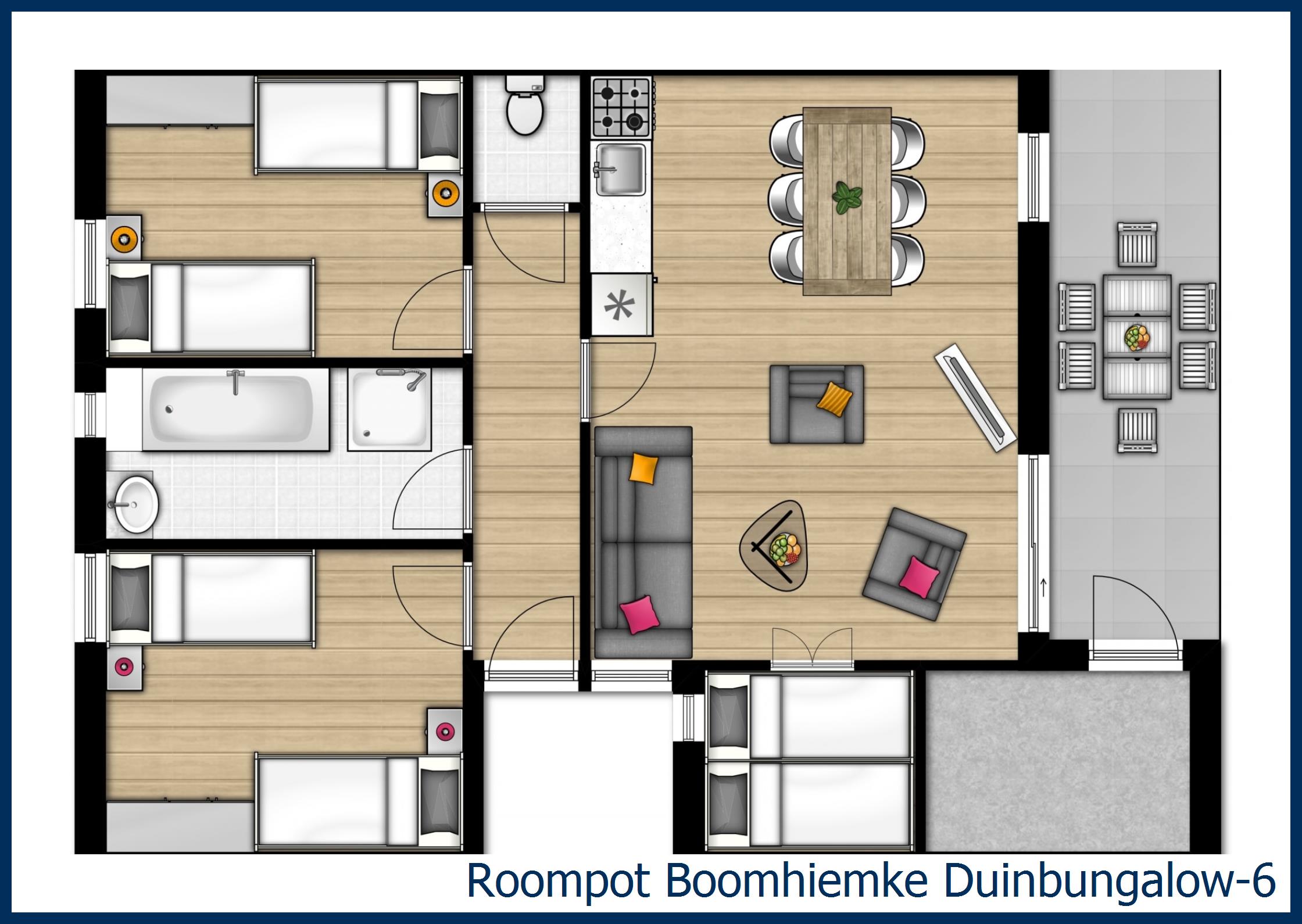 Bungalow Duin-6 at Boomhiemke