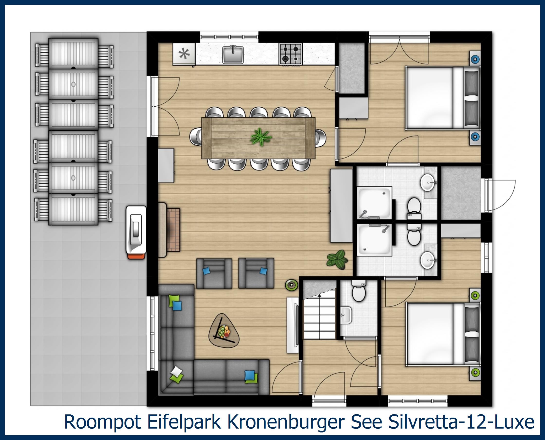 Villa Silvretta-12-Luxe at Eifelpark Kronenburger See