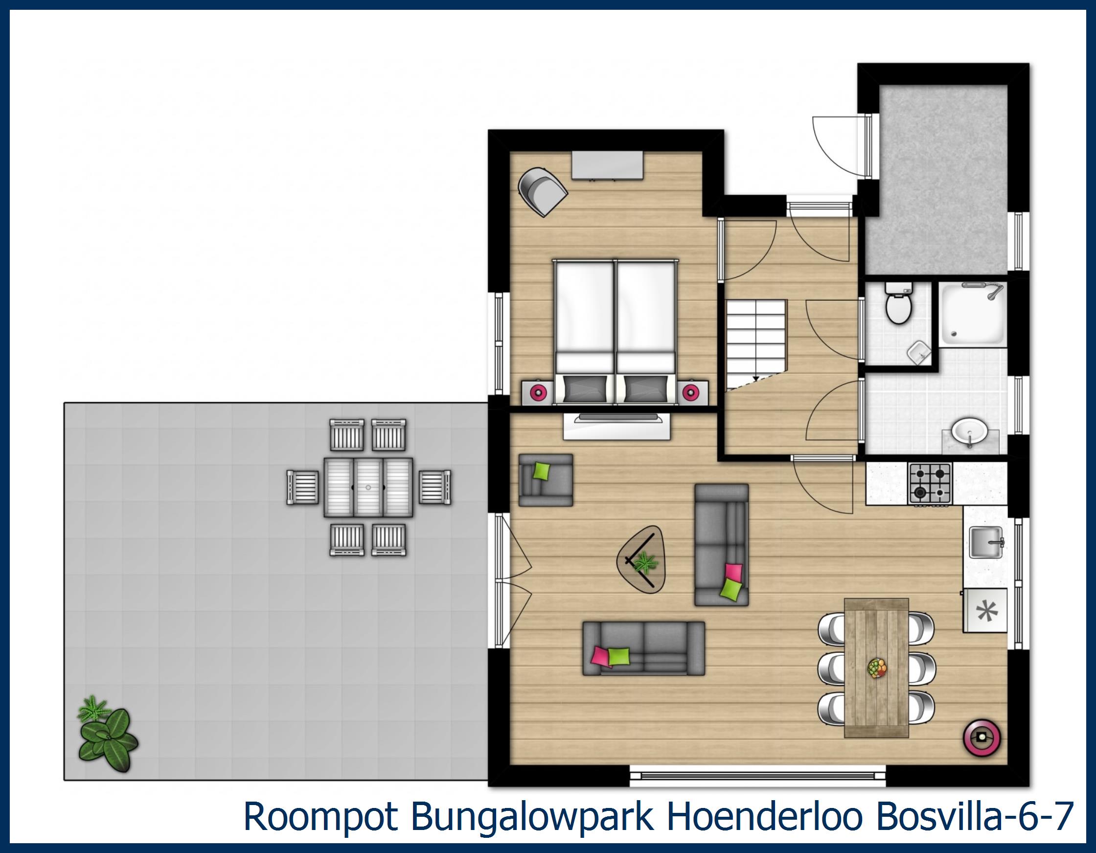 Bungalow Bosvilla-6-7 at Hoenderloo