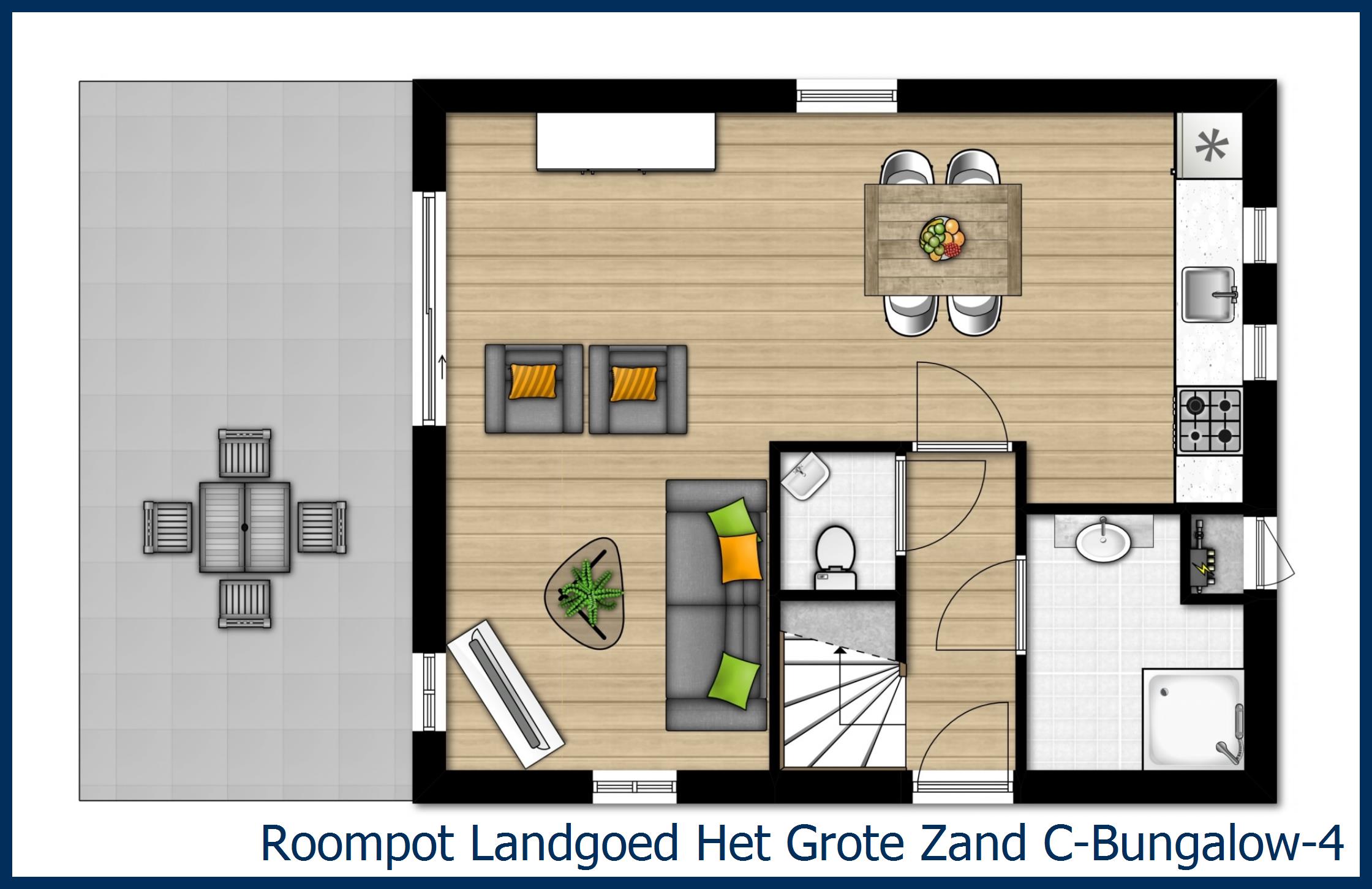 Bungalow C--4 at Het Grote Zand