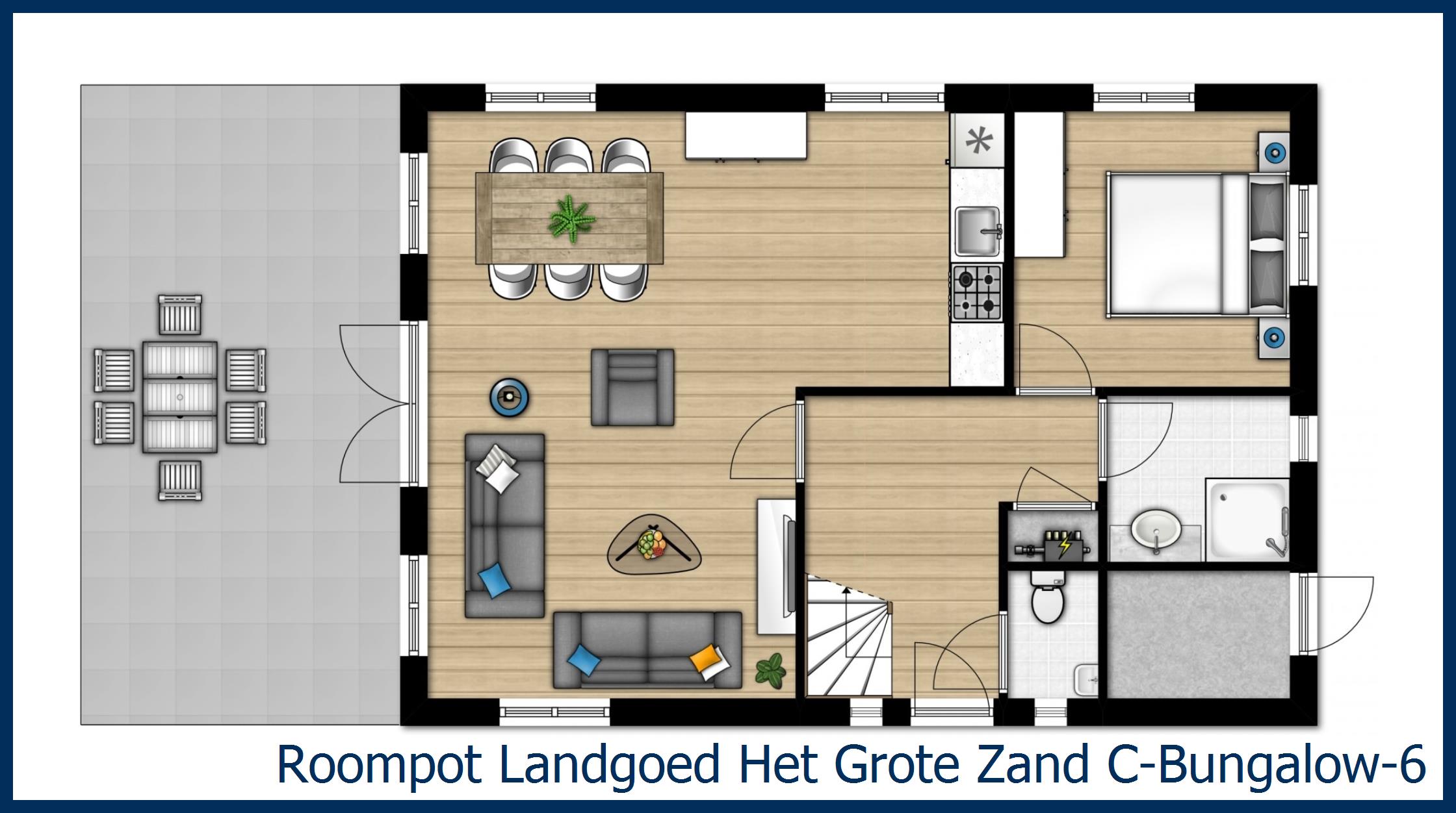 Bungalow C--6 at Het Grote Zand