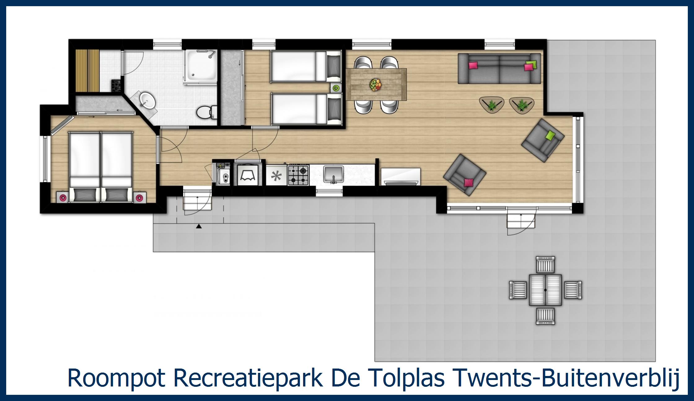 Chalet Twents-Buitenverblijf-4 at De Tolplas