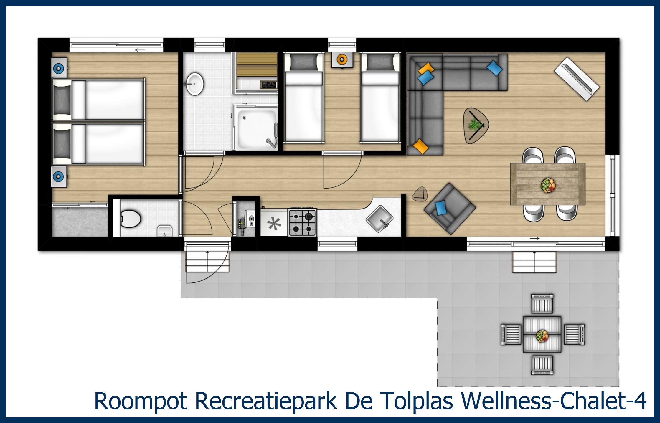 Chalet Wellness--4 at De Tolplas