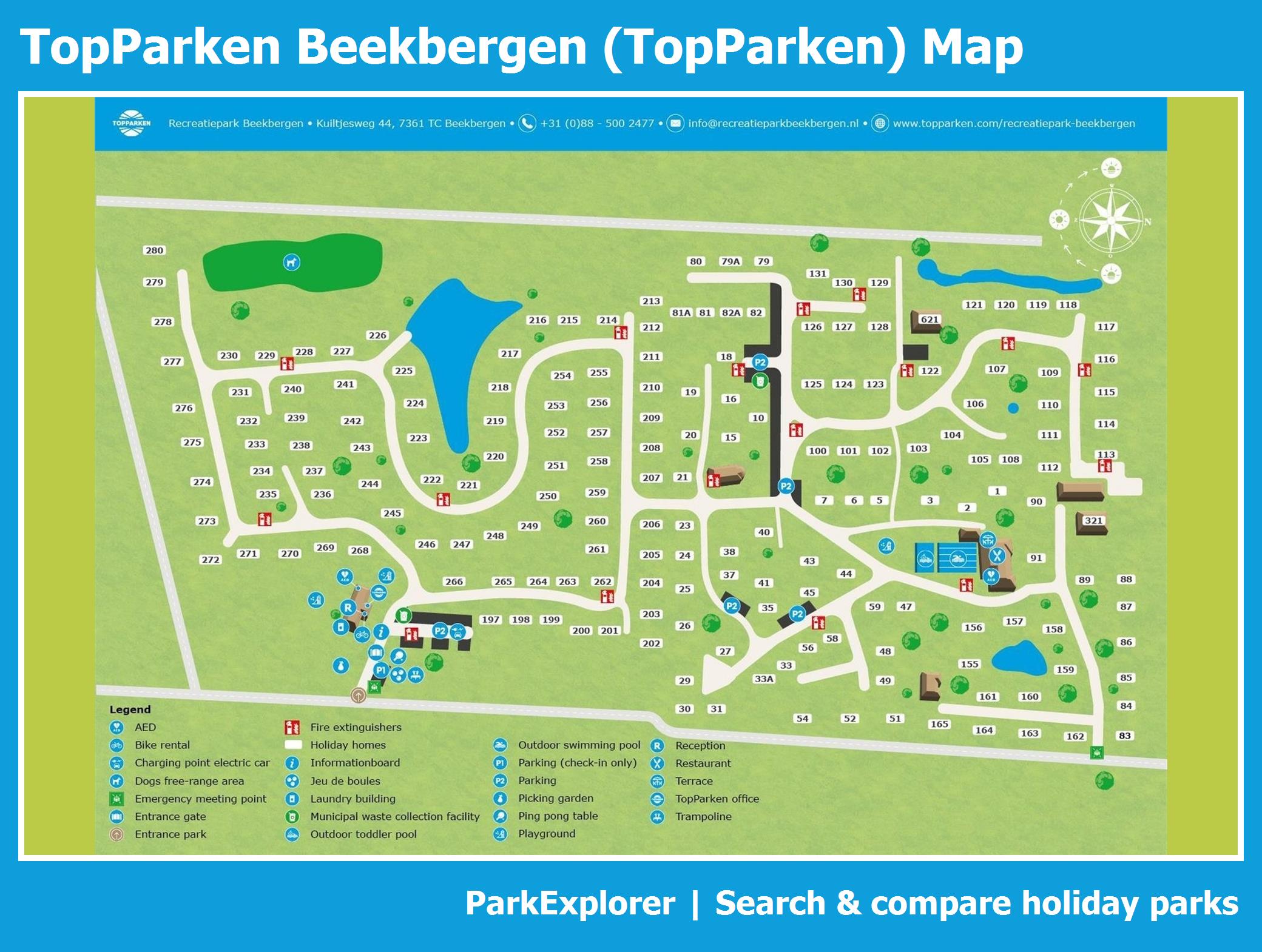 Map TopParken Beekbergen